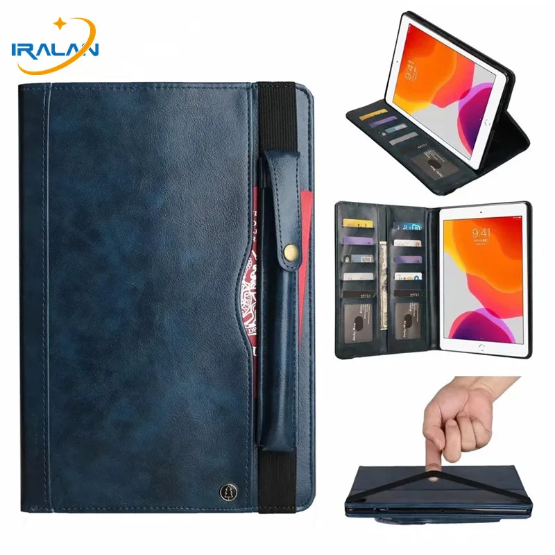 

Premium PU Leather Case for Apple iPad 10.2 2019 7 7th Generation A2200 A2198 Smart Cover for iPad 10.2 Case With Pencil Holder