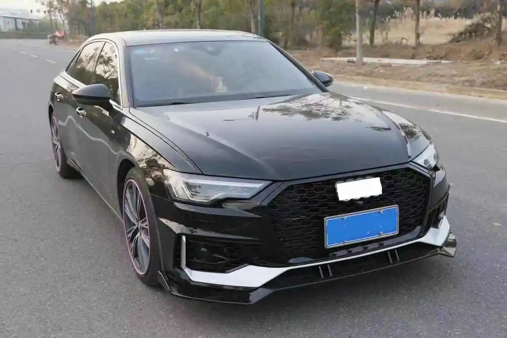Комплект кузова RS6 для Audi A6/C8, комплекты кузова от бампера, передний спойлер, передняя сетка, решетка радиатора, RS6, бамперы для лет, A6 C8