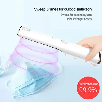 

Portable USB Disinfection Lamp Home Foldable UVC Disinfection Rod Travel LED Sterilization Lamp