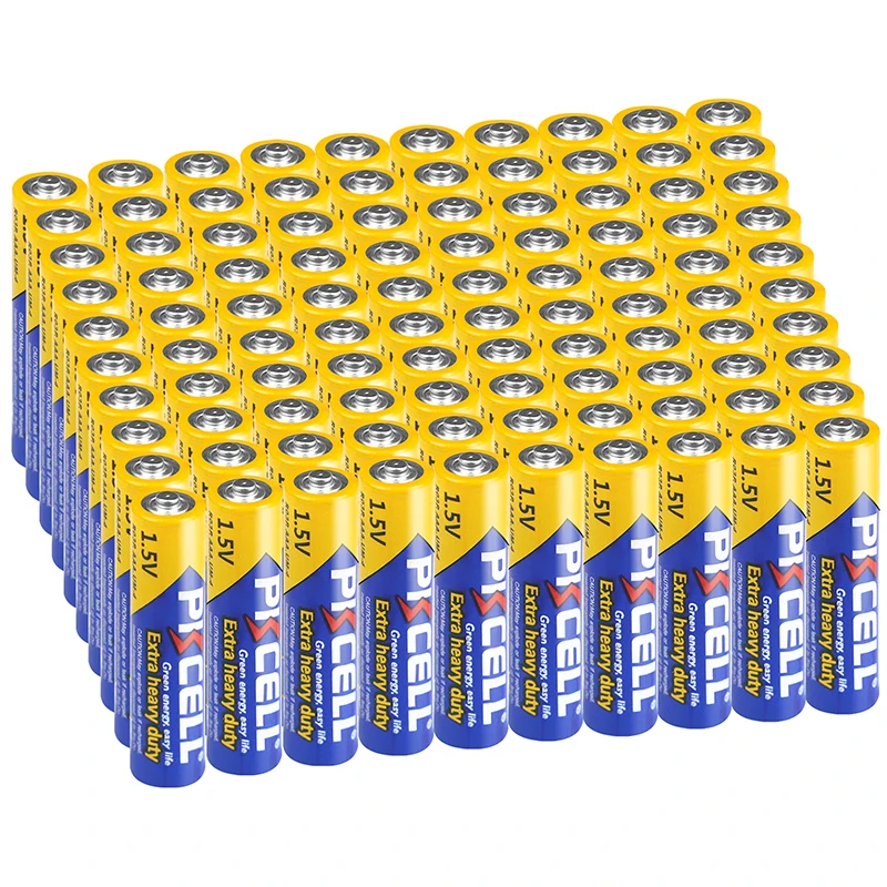 100pcs Thermometer R03P AAA battery UM4 MN2400 LR03 SUM4 LR3 Zinc Carbon Supper Heavy Duty Dry And Primary Battery for control Alkaline Battery Disposable Battery