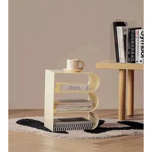 Акриловая стойка для журналов JOYLOVE, современный простой напольный стеллаж для хранения книг и газет