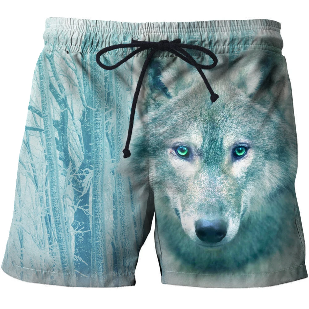 2021 Men's Hot Sale Beach Shorts Men's 3D Printing Fun Animal Running Top Sports Shorts High Quality Hip Hop Swimming Shorts