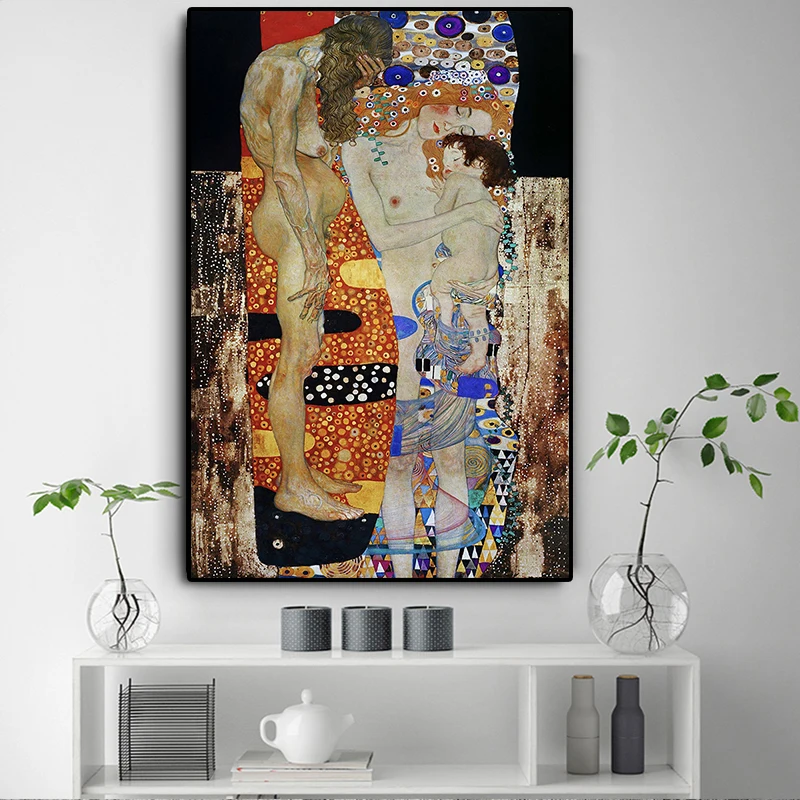 Постеры Gustav Klimt с изображением трех женщин возраста картины постеры принты