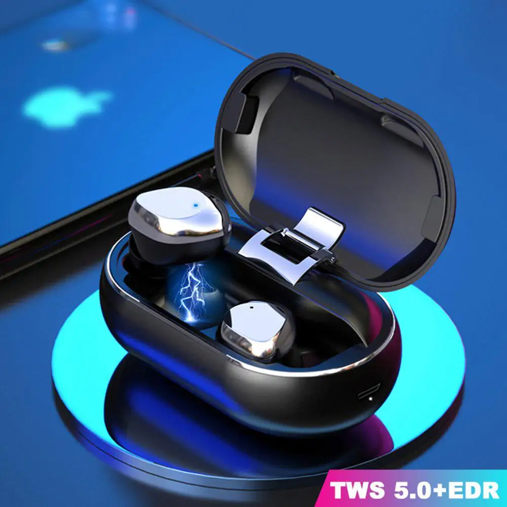 TWISTER.CK Wireless Binaural 5.0 Bluetooth Headset In-Ear Noise Reduction Touch Control Earbuds Smart Waterproof HiFi Earphone TWISTER.CK Wireless Binaural 5.0 Bluetooth Headset In-Ear Noise Reduction Touch Control Earbuds Smart Waterproof HiFi Earphone