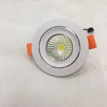 3 Вт Cob Светодиодный точечный мини-светильник 85-275 в 10 шт./лот 75 мм лампа для шкафа 3 Вт Высокая мощность Led теплый белый Внутреннее освещение