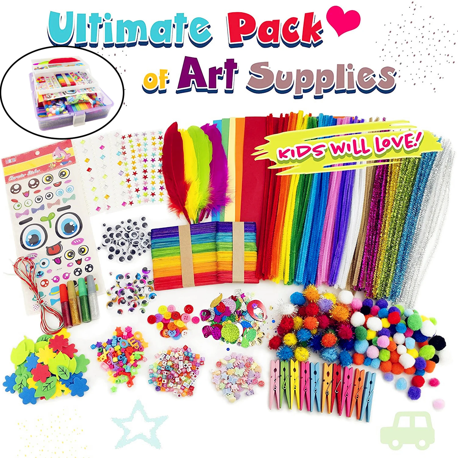 DIY Kids Crafts Kit – Award Winning Kids Art and Craft Box