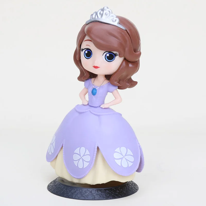 11 см Q posket принцесса фигурка игрушка принцесса Мулан qposket ПВХ фигурка модель игрушки - Цвет: black base