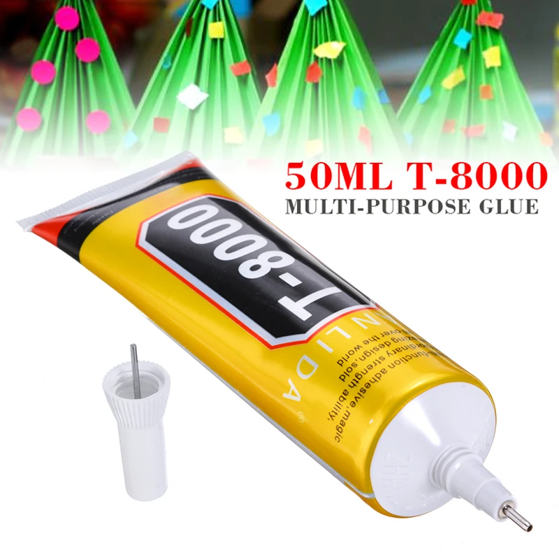 50ml T8000 Glue Mobile Phone Touch Screen Adhesive Epoxy Resin Repair