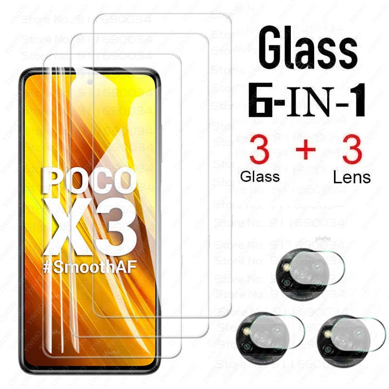 Vetro Temperato Per Xiaomi Poco X3 Nfc Protezione Dello Schermo Protezione Dell'Obiettivo Della Fotocamera Per Xiaomi Poco X3 Nfc Vetro Della Fotocame