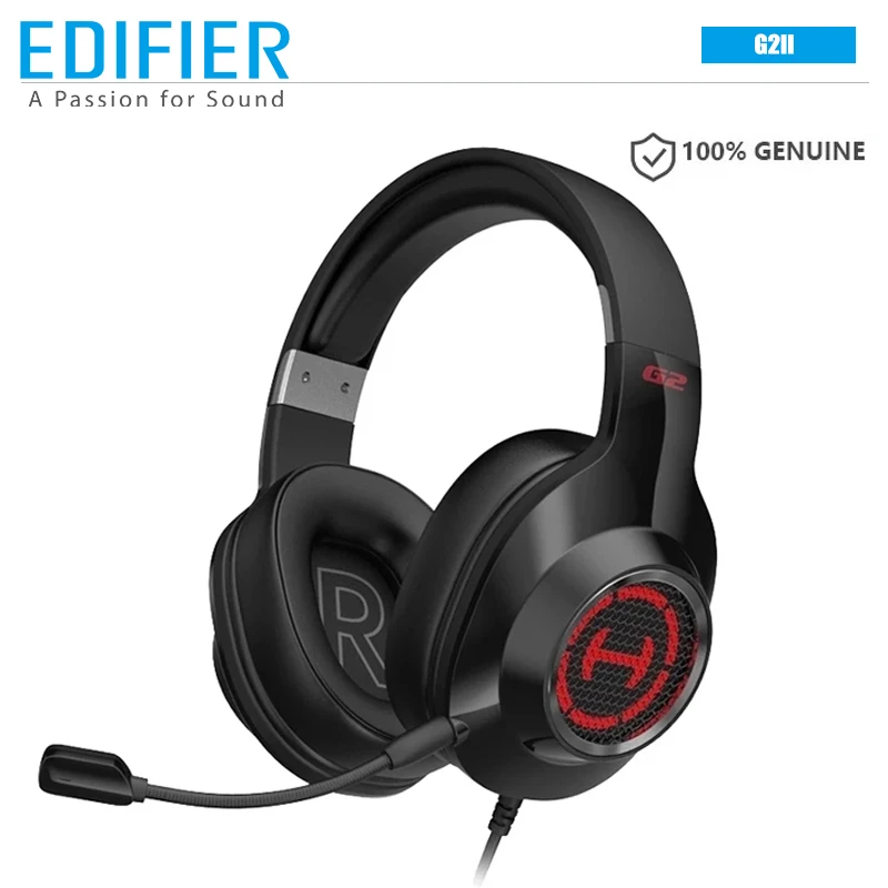 Игровая гарнитура EDIFIER G2II виртуальный 7 1 стерео объемный звук 50 мм драйвер RGB