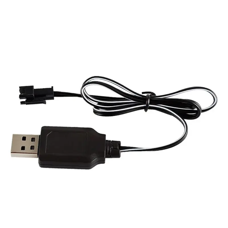 

Charging Cable Battery USB Charger Ni-Cd Ni-MH Batteries Pack SM-2P Plug Adapter 4.8V 250mA Output Toys Car G6KC