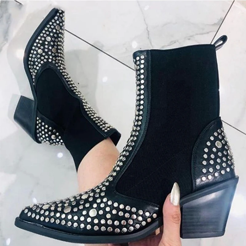 Woman 2020 Women Ankle Boots Platform Chelsea Women