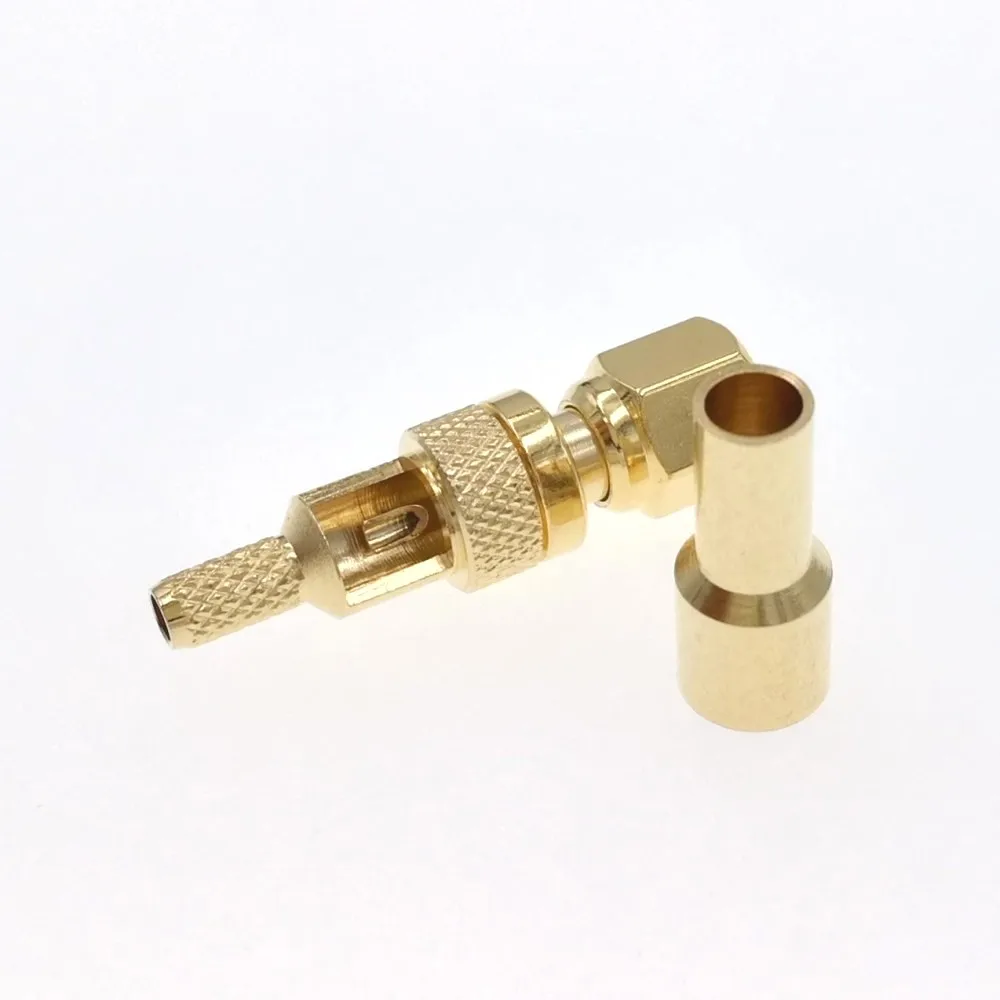 10 шт. SMC Женский обжимной с окном для RG174 RG179 RG316 кабель RF разъем