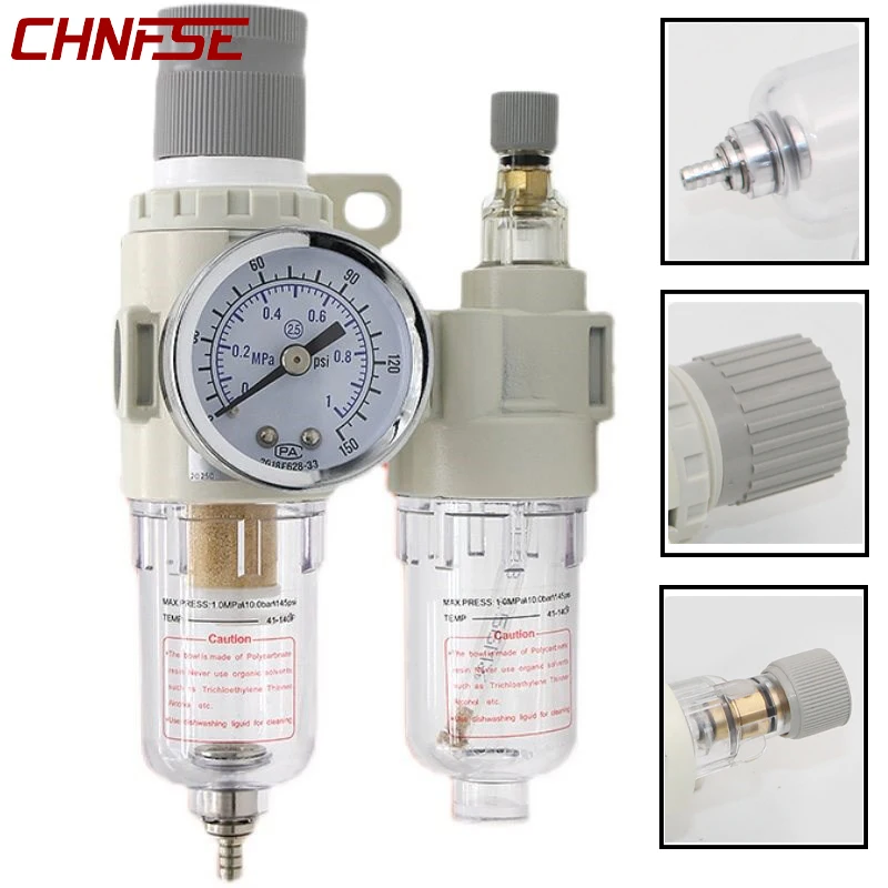Air Compressor Oil Water Separator Regulator 1 2 Air Regulator Water