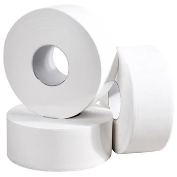 

3 Rolls Large Plate Toilet Paper Soft Household 4-Ply Toilet Tissue KTV Hotel Toilet Paper White