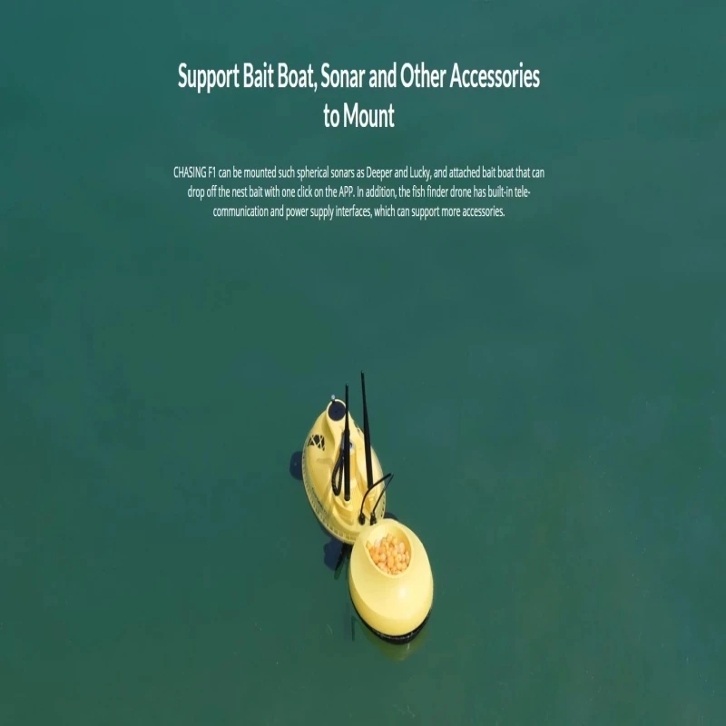 Professional Intelligent Underwater Drone Fishing Boat With 1080p HD Camera Night Vision Fish Finder Bait Boat 28 Meters  6 Hour 4
