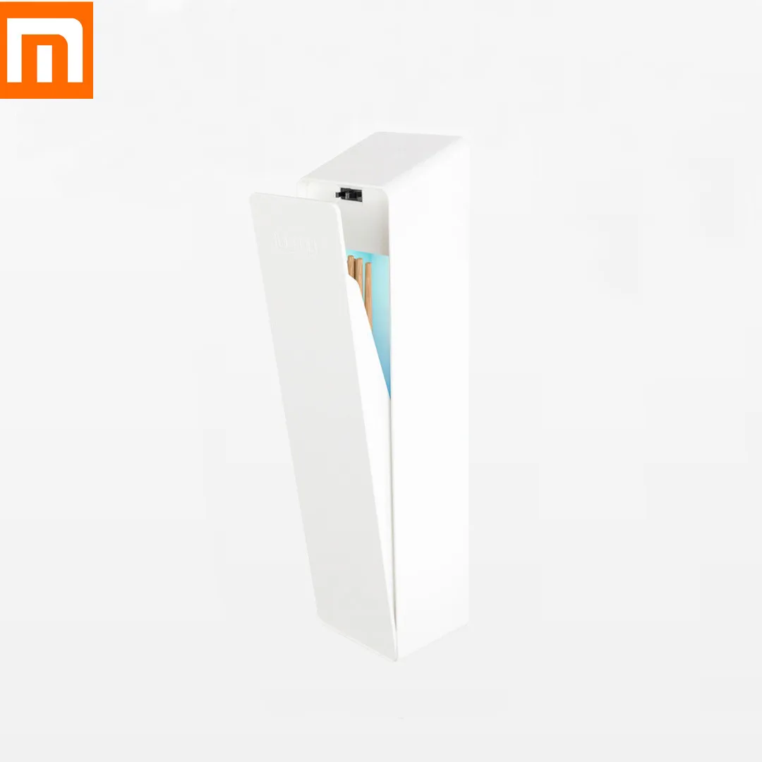 

Xiaomi Liushu Smart UV Light Sterilization Box for Fork Spoon Chopsticks Holder Kitchen Sterilizer Storage Box for Family health