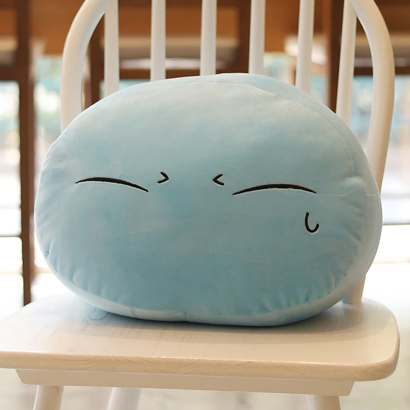thumbnail image 1 of Rimuru Tempest Plush Toys Anime That Time I Got Reincarnated as a Slime Throw Pillow Back Cushion Soft Gift, 1 of 5