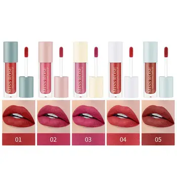 

Miss Rose 5pcs/lipstick Set Velvet Lip Stick Women Beauty Matte Liquid Lipstick Waterproof Lip Gloss Long Lasting Cosmetic