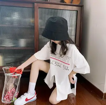 

2020 hot sale girls patchwork t-shirt short sleeve fashion summer girls top 3-9t C977