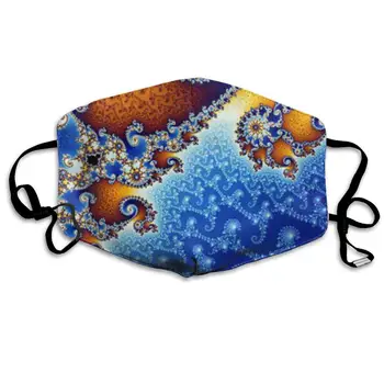 

Unisex Breathable Spiral Fractal Tie Dye Octopus Mouth Mask, Adjustable Earloop Anti Dust Pollution Face Mask for Running