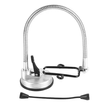 

Hands Free Hair Dryer Holder 360 Degrees Rotation Flexible Hairdryer Organizing Holder Stand Rack with Suction Cup