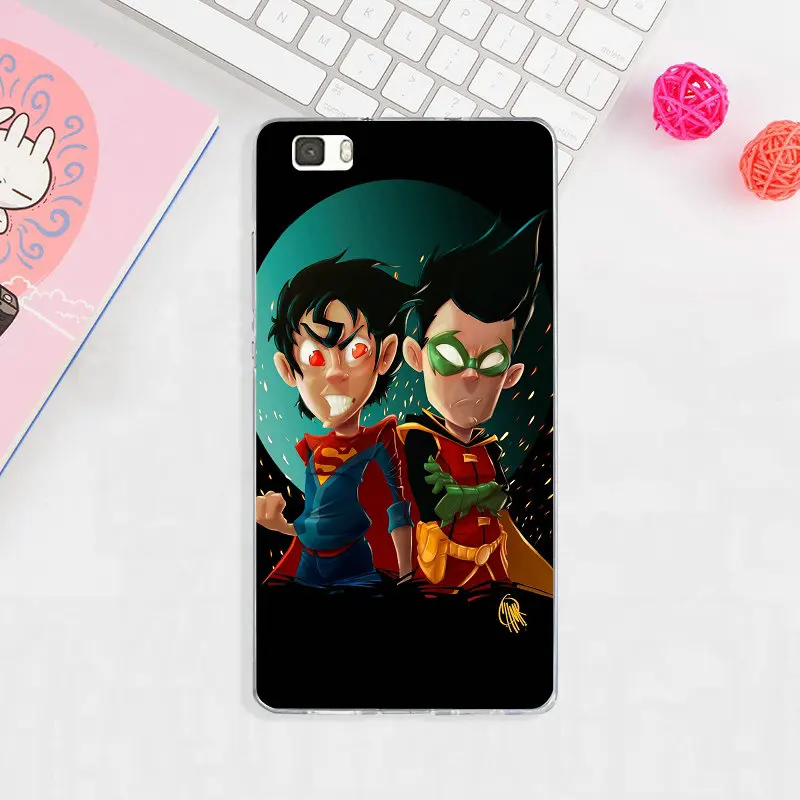 Мягкий ТПУ чехол для телефона Hero Red Robin Titans, чехол для huawei P8 P9 P10 P20 Lite mate 10 Pro Y3 Y5 Y6 II Y7 Honor 6X Plus - Цвет: image 6