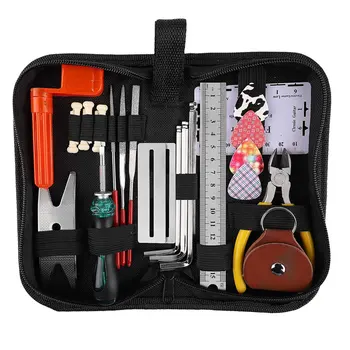 

26pcs/set Guitar Repairing Tool Kit Wire Plier Strings Organizer Wrenches for Guitar Ukulele WHShopping