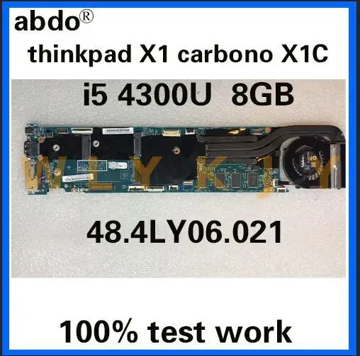Новая материнская плата для ноутбука Lenovo Thinkpad X1 карбоновая деталь/4200U 8 ГБ