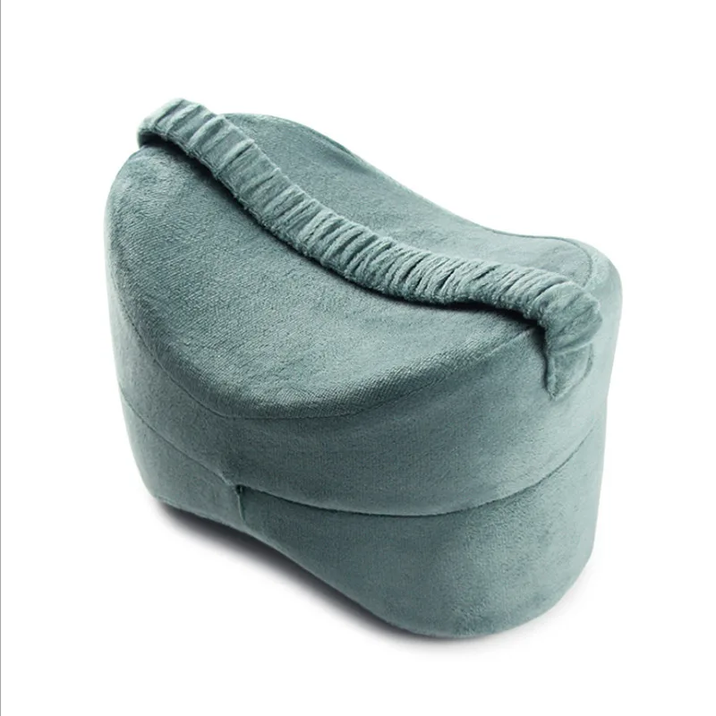 Memory Foam наколенник клиновидная подушка для ног Sciatica облегчение боли ног моющаяся Подушка для беременных - Цвет: Light Blue