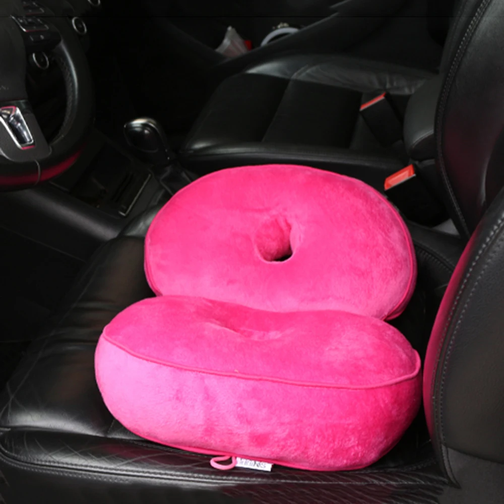 Multi-functional Plush Buttock Cushion Folding Pillow Receive Dual-use Pressure Relief Lift Hips up Seat Pillow Car Home Office