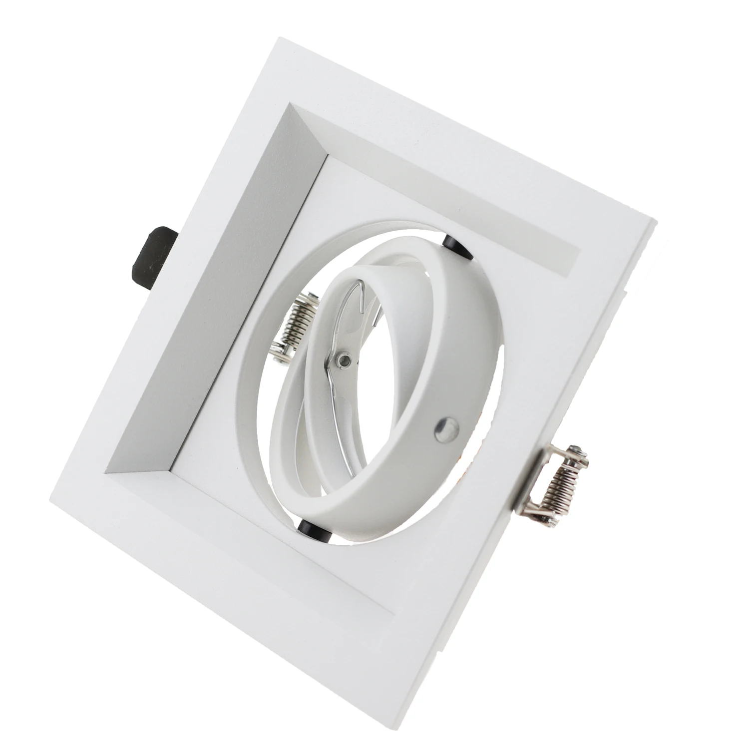 US $327.84 Frost White Led Fixture Gimbal Kits GU53 MR16 GU10 Halogen Bulb Fitting Holders