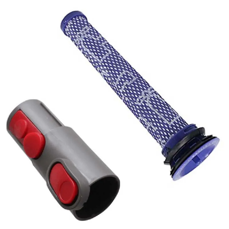 

1Pcs Adapter & 1Pcspre Motor Washable Hepa Filter For Dyson V7 V8 Vacuum Cleaner Parts