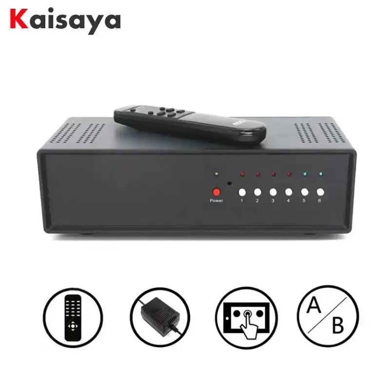 speaker selector switch with remote control