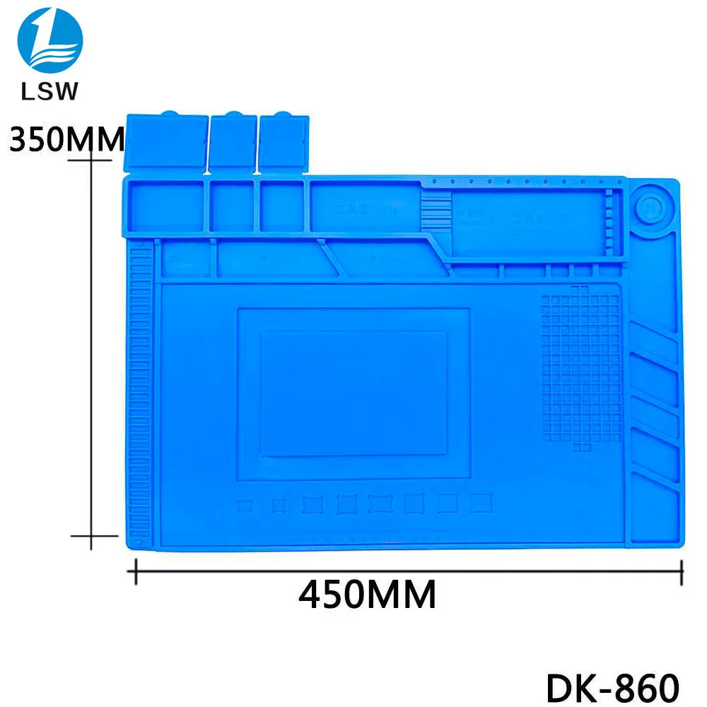 

ESD Heat Insulation Working Mat Heat-resistant BGA Soldering Station Repair Insulation Pad Insulator Pad Maintenance Platform