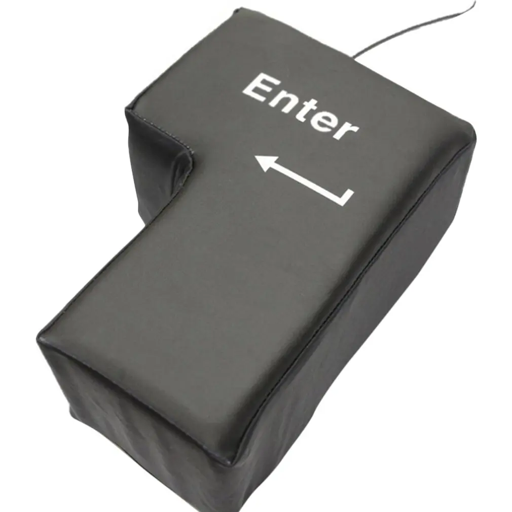 

Supersized USB Enter Key Pillow Desktop Nap Pillow Stress Relief Tool for Home Office Computer Laptop Sponge Pad Novelty Gift