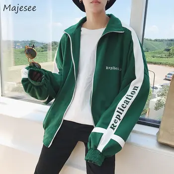 

Big Size Men Jacket Letter Stylish Large Loose Casual Streetwear High Fashion Mens Jackets and Coats Autumn Clothes Korean Style