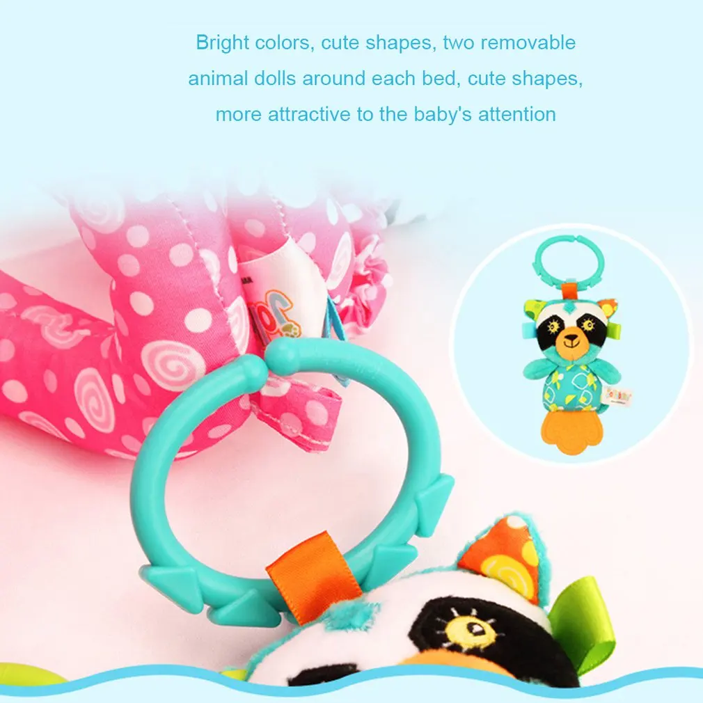 Baby Soft And Comfortable Plush Toy Animal Bed Around Baby Car Around Doll Child Comfort Toy Children's Early Education Toys