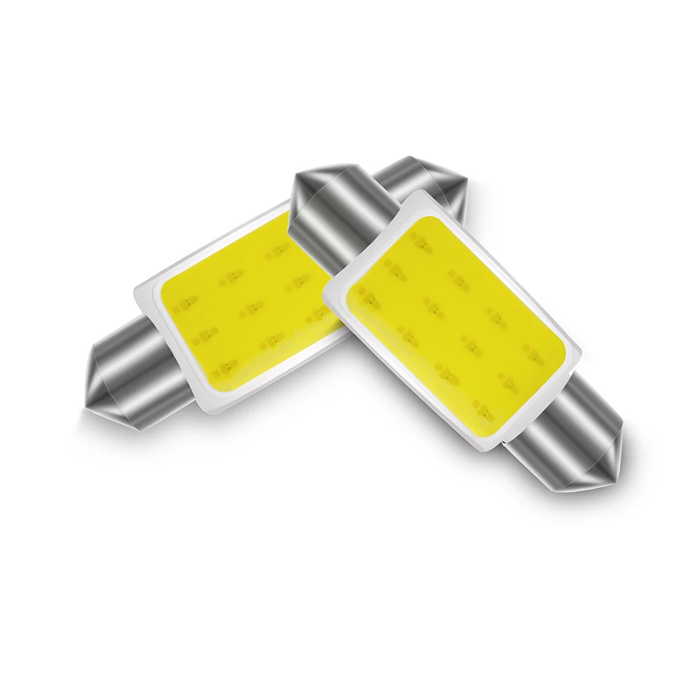 500 шт. Festoon C5W C10W LED 31/36/ 39/41 мм 12SMD COB Автомобильные лампы купольная лампа для чтения