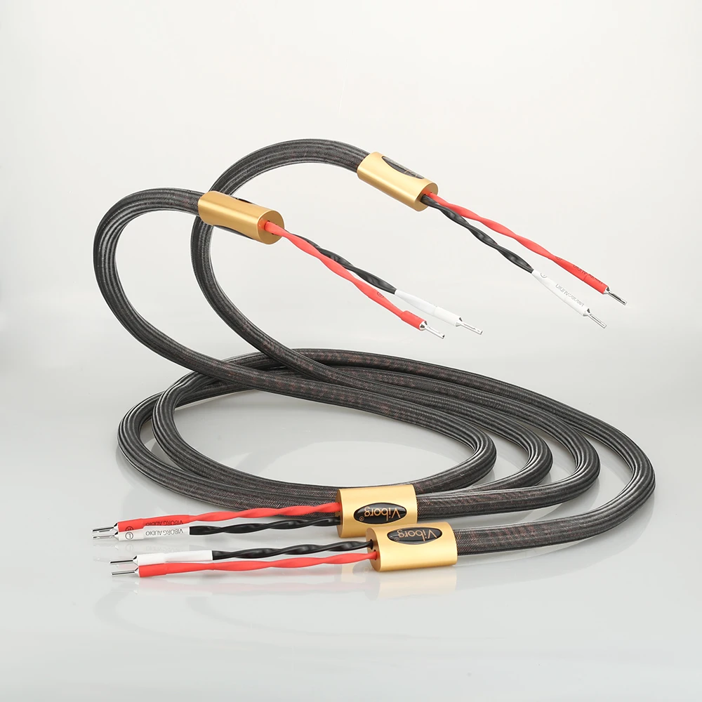 Namtso signature 6N solid Pure silver audio speaker cable