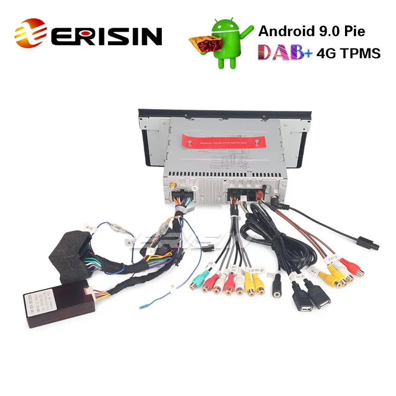 Erisin ES7753B " Восьмиядерный Android 9,0 автомобильный DVD CD плеер gps DTV DAB+ OBD2 для BMW 5 серии E39 E53 X5 M5