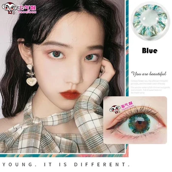 

Beauty Coner- 2pcs/pair Yearly Cycle Candy Diamond Soft Colored Contact Lenses Eye Cosmetic Contact Lens