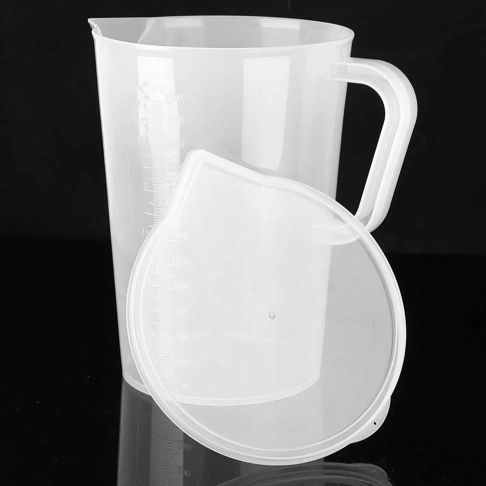 1/2/3/5L Clear Large Capacity Pour Water Jug Bottle Cold Juice Beer Milk Pot Measuring Cup Water Pitcher Storage Container water bottle