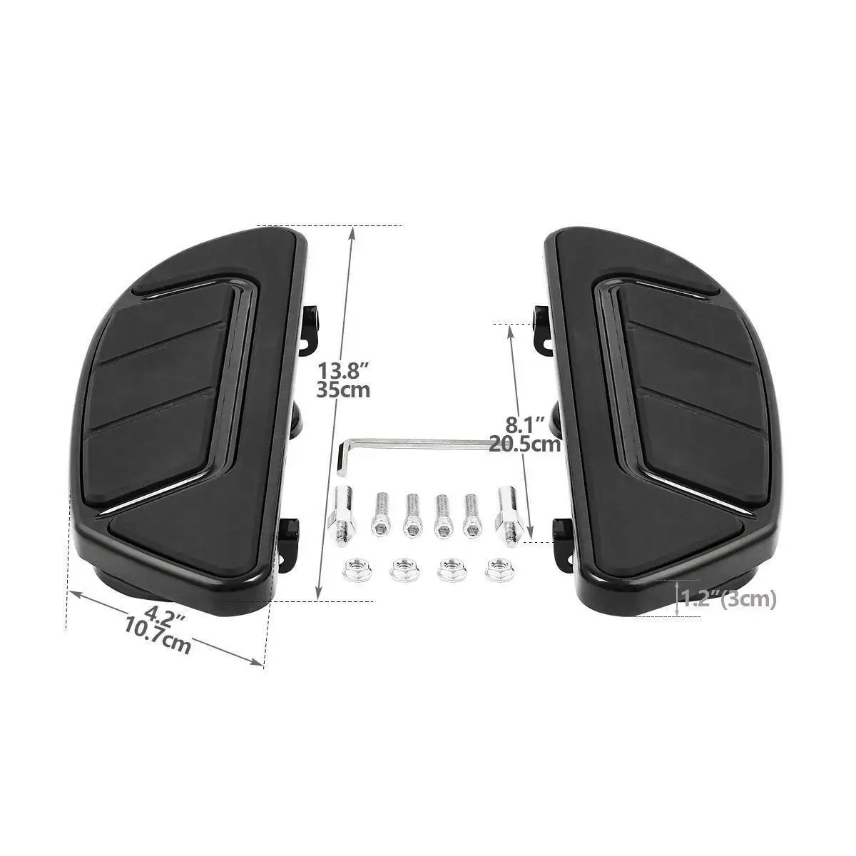 Мотоцикл воздушный поток драйвер напольная Подножка для Harley Road King Street Glide Softail Trike Heritage Springer FLSTS 1997-2003