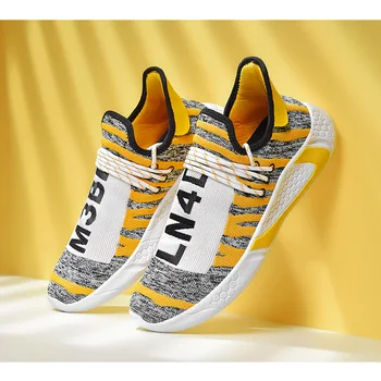 

2020 Hot Sale Jogging Men Shoes Black Yellow Mens Running Shoes Light Weight Gym Men Sneakers Designer Brand Shoes For Men