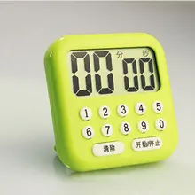 Digital LCD Timer Household Kitchen Baking Cooking Countdown Students Reminder Mini Portable Fitness Timer with Reset Function portable 1 7 lcd digital kitchen timer green white black