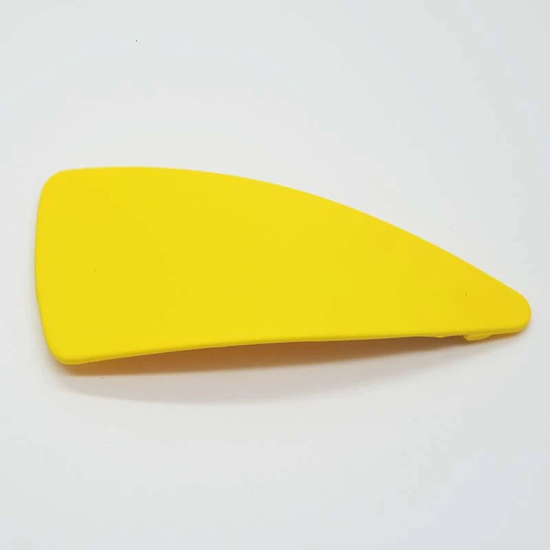 Yellow Новые женские матовые цветные кремовые треугольные заколки для волос геометрические простые твердые аксессуары для волос шпильки - Цвет: Yellow
