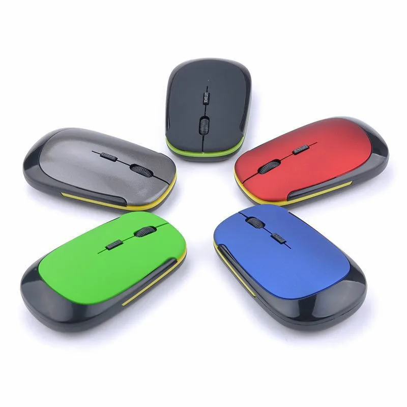 

1PCS Wireless Mouse Fashion U-Shaped 2.4GHz Wireless Mouse 1600DPI Optical Mouse For Computer Laptop Gift Random Color