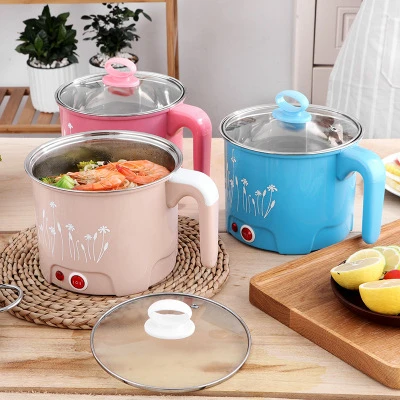 

500W 220V Mini Multifunctional Electric Cooker Noodles Kitchen Insulation Rice Kitchen Pot Lunchbox Free Gift
