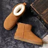 ZUZI Brand Winter Men And Women Snow Boots Australia Style Genuine Leather Ankle Boots Women Waterproof Warm Short Shoes ► Photo 3/6